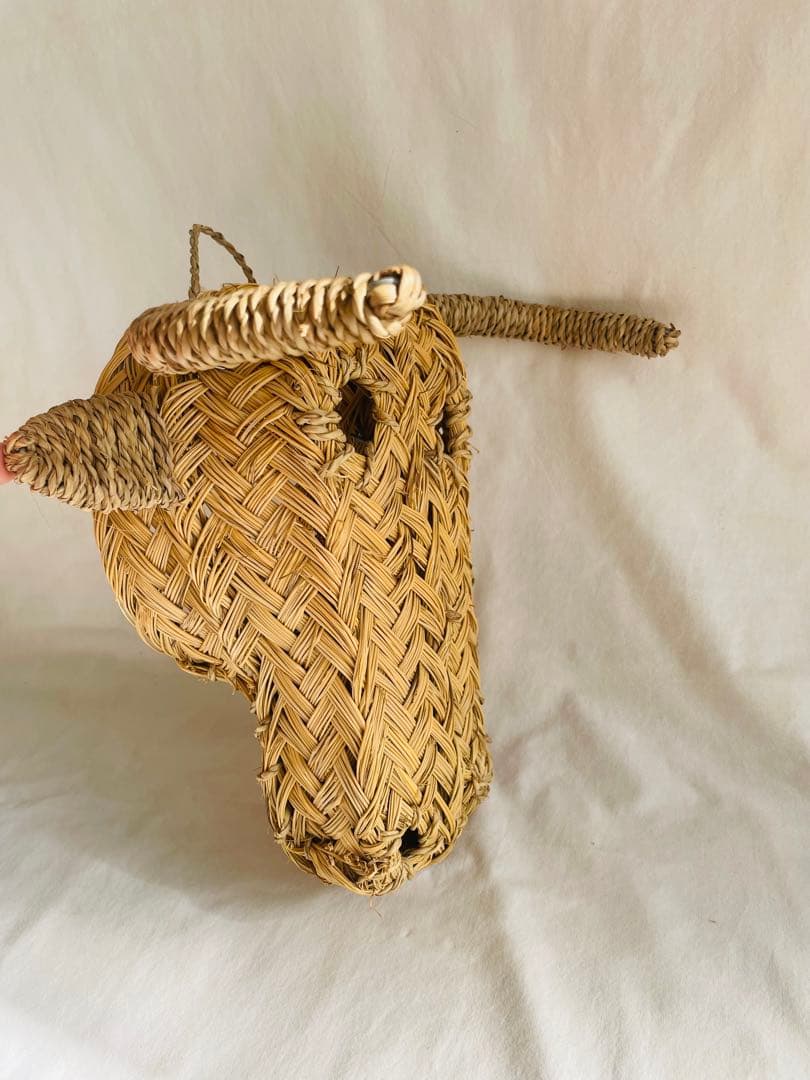 スペイン 手編み アニマルトロフィー 一点物