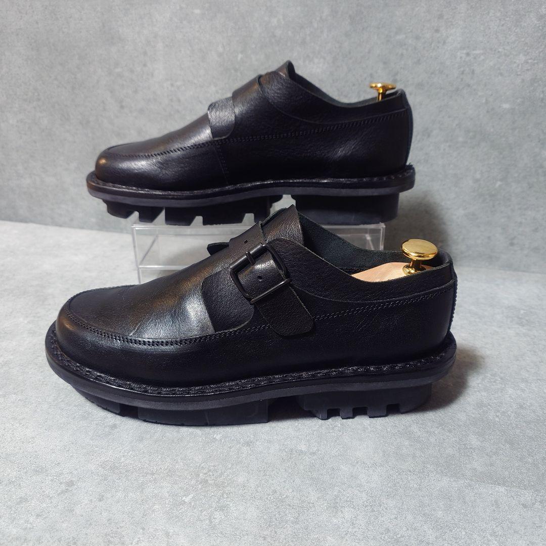 【未使用級】Trippen レザー シューズ 39 黒 トランスフォーム 希少