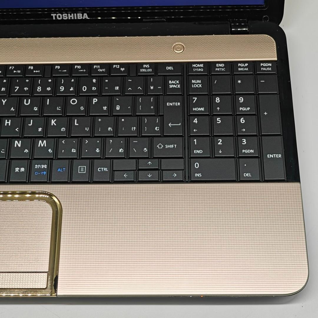 【東芝】T552 高速i7 SSD512GB 16GB ゴールド ノートPC