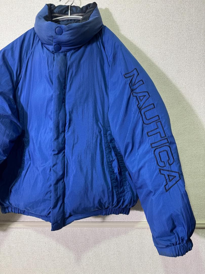 NAUTICA 90s 超肉厚 リバーシブル ダウンジャケット