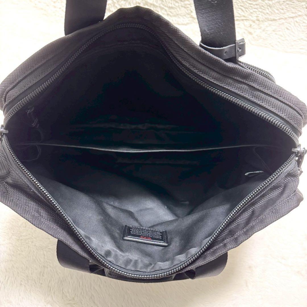 TUMI アルファ オーガナイザー ポートフォリオ ブリーフ ビジネスバッグ 黒