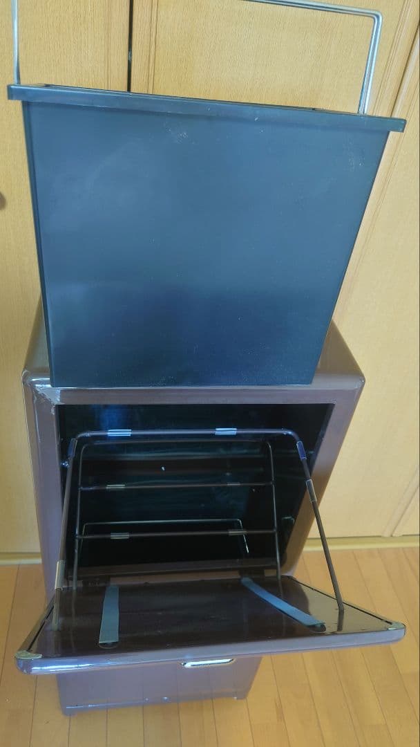 ダルトン DULTON トラッシュカン ダブルデッカー ゴミ箱 ブラウン