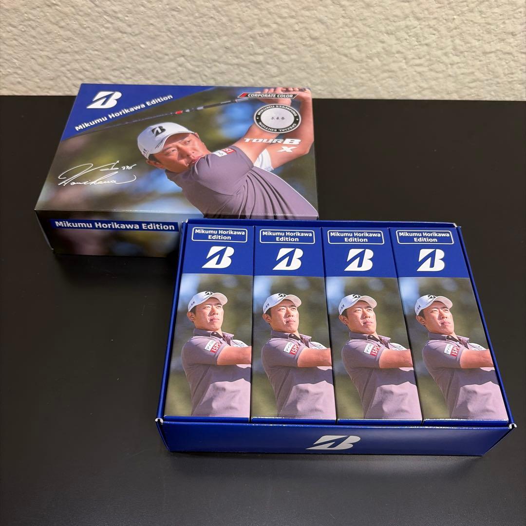 堀川未来夢プロ 本人仕様 リミテッドモデル TOUR B ゴルフボール 1ダース