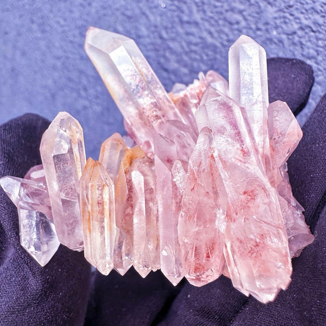 爆レア❗️浄化❗️超綺麗♡超強いパワー ピンク ヒマラヤ クラスター天然石A1458