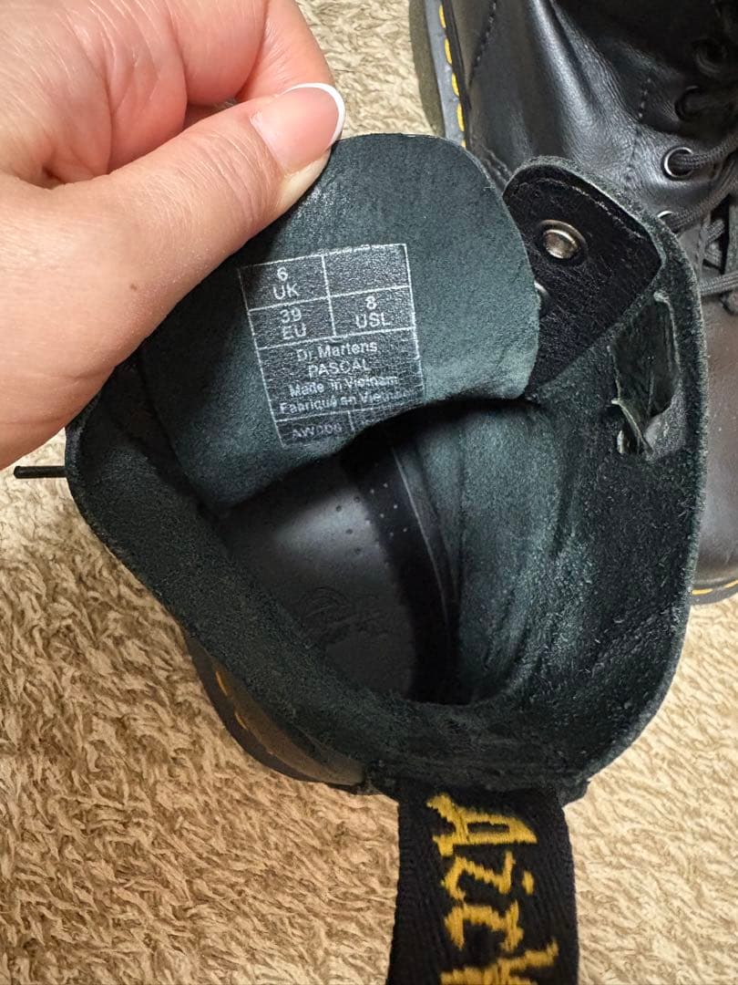 ドクターマーチン❤︎中古❤︎PASCAL VIRGINIA 25㎝　本革