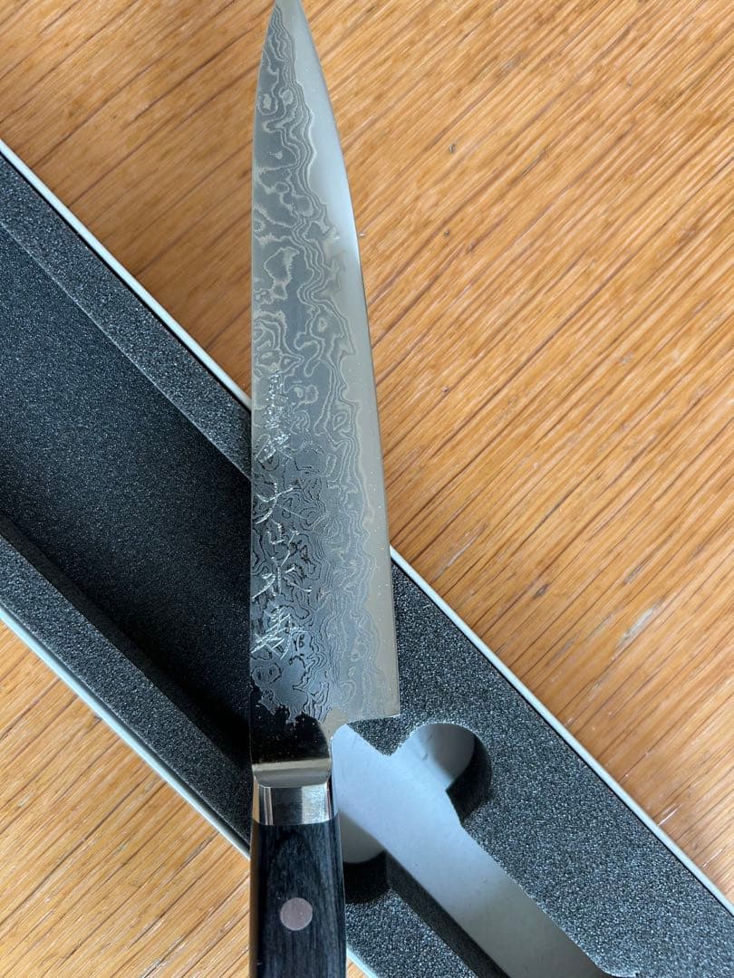 未使用 星雲鋼 ダマスカス ペティ150mm