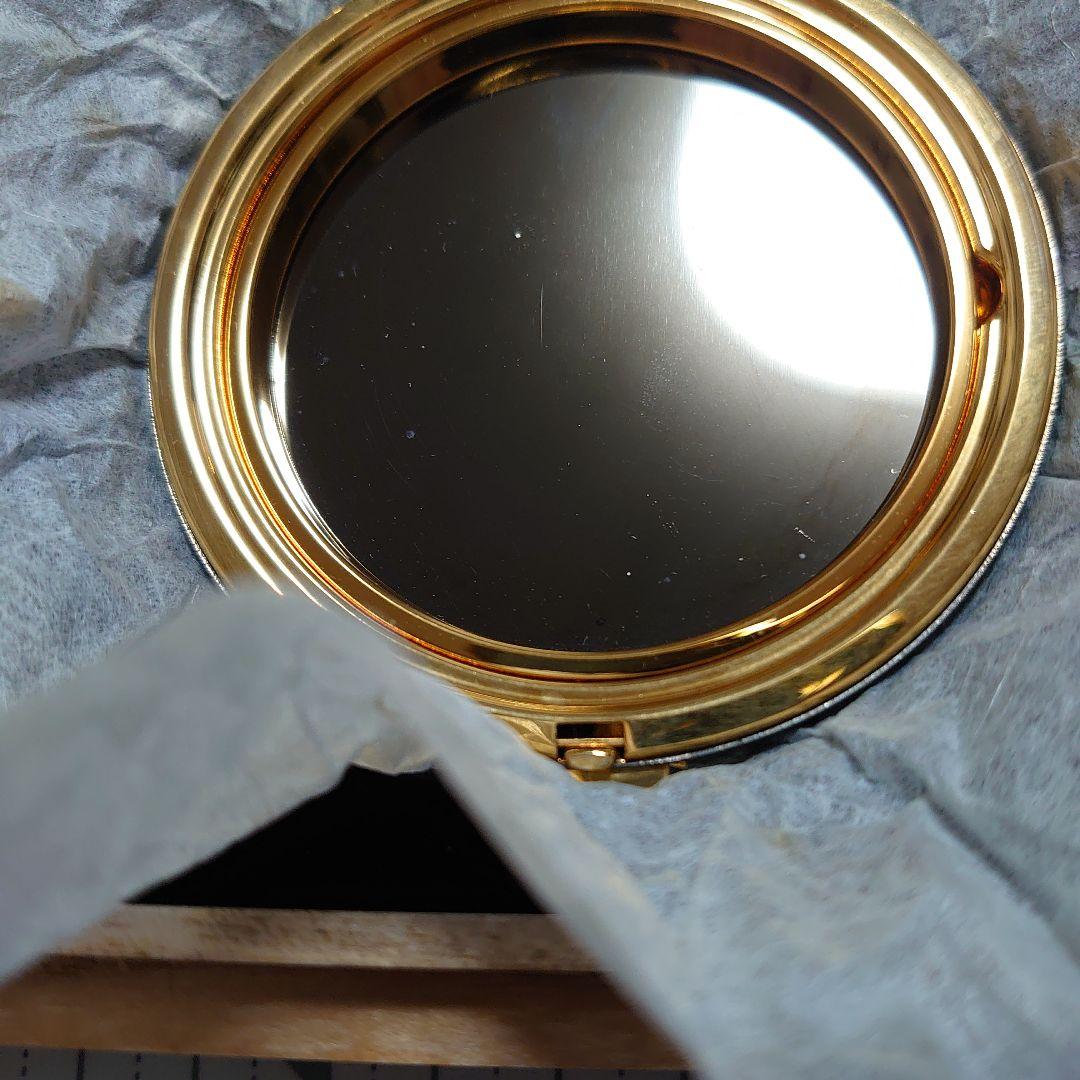 加山又造　デザイン　純金使用　コンパクトケース