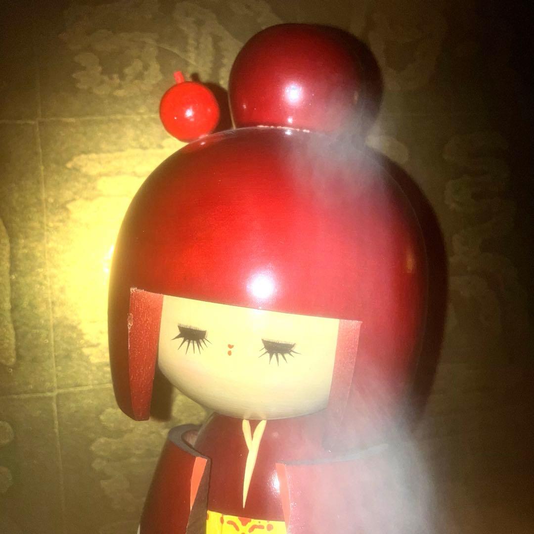 【超特級呪物】曰く付き　チョウピラコ様宿る可愛らしいコケシ人形　縁起物　開運