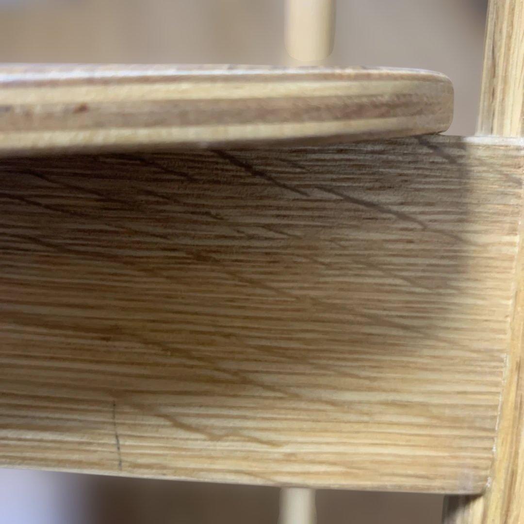 【美品】無印良品 オーク材ダイニングアームチェア