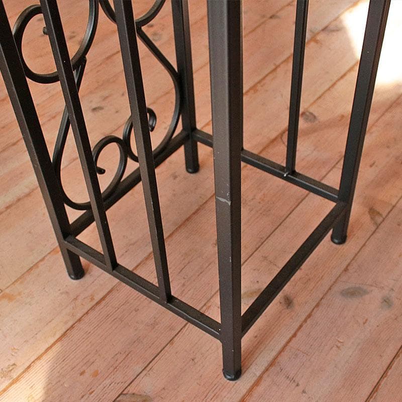 アイアンコンソール 石天板 幅88cm ロートアイアン638-580