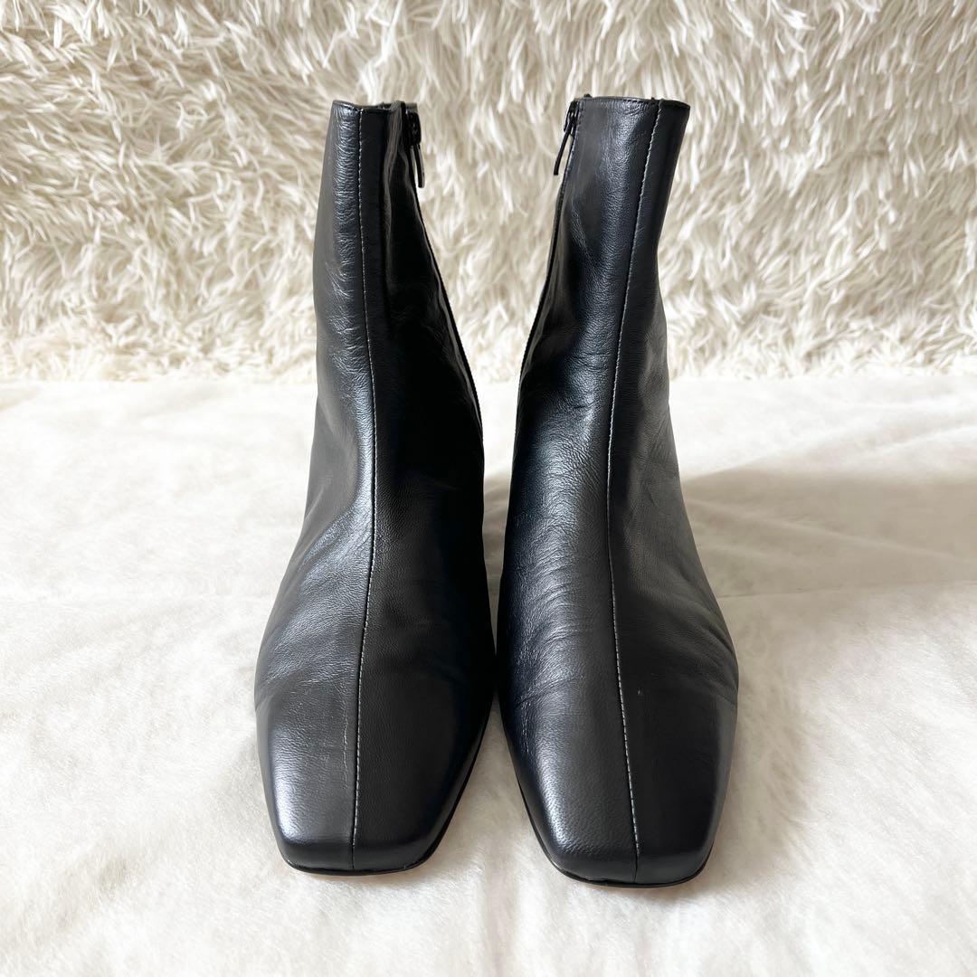 新品✨CORSO ROMA9 コルソルーマノーヴェ　ショートブーツ　レザー　黒