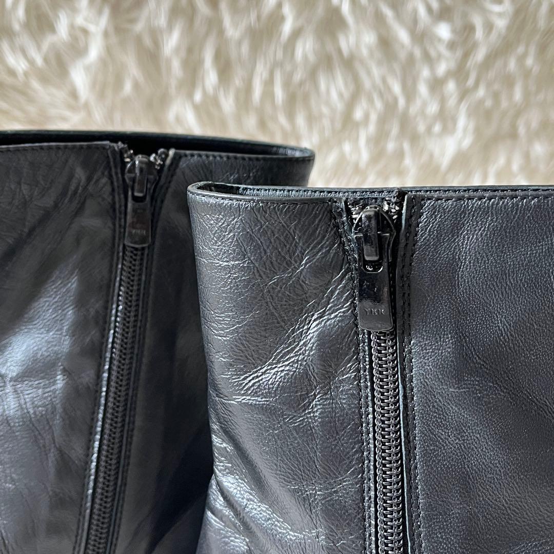 新品✨CORSO ROMA9 コルソルーマノーヴェ　ショートブーツ　レザー　黒