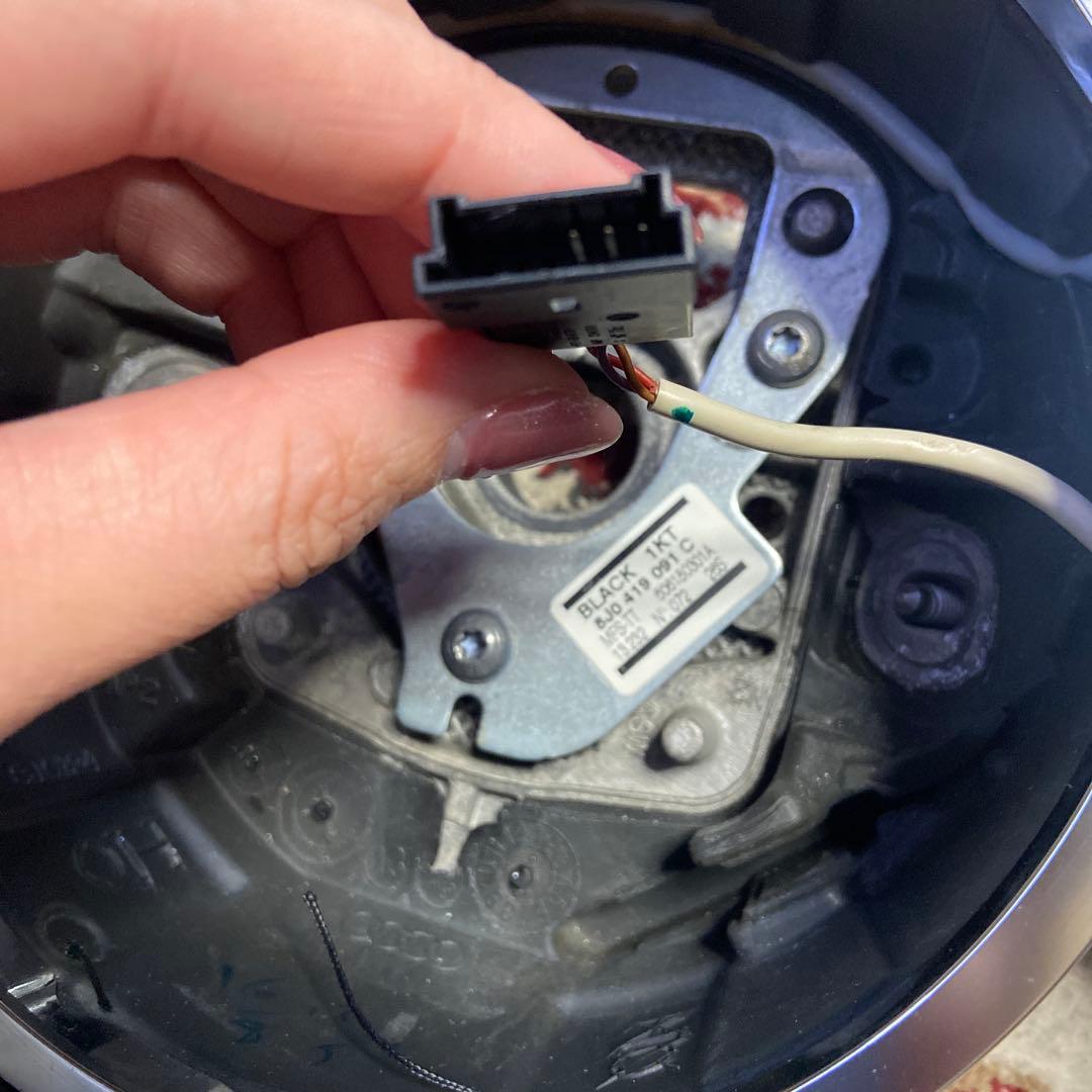 アウディ　純正　パドルシフト付ハンドル