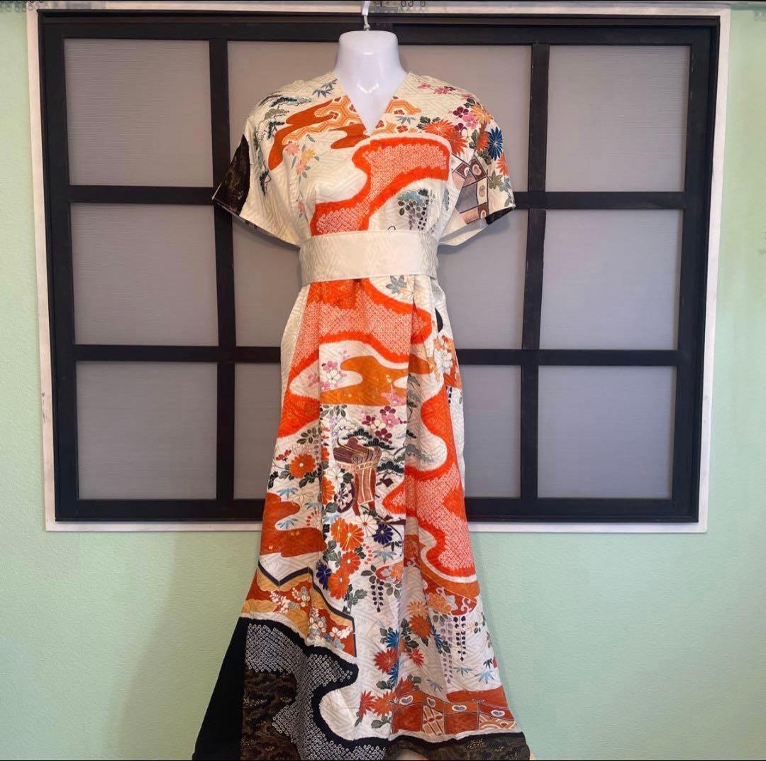 さあや˚⁎⁺˳✧༚　着物リメイク2点