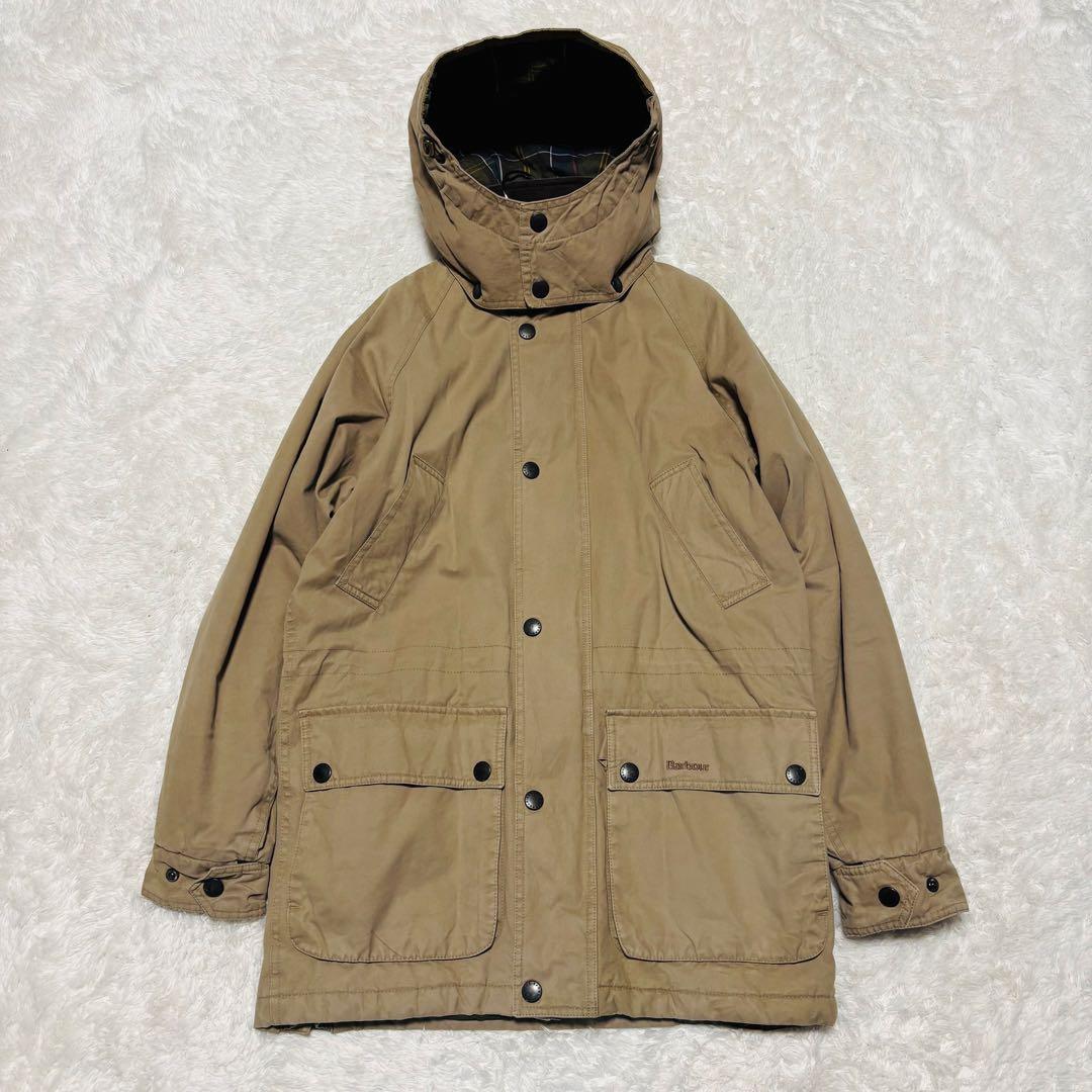 希少 00s バブアー デュラコットンパーカ オイルドジャケット 中綿 コート