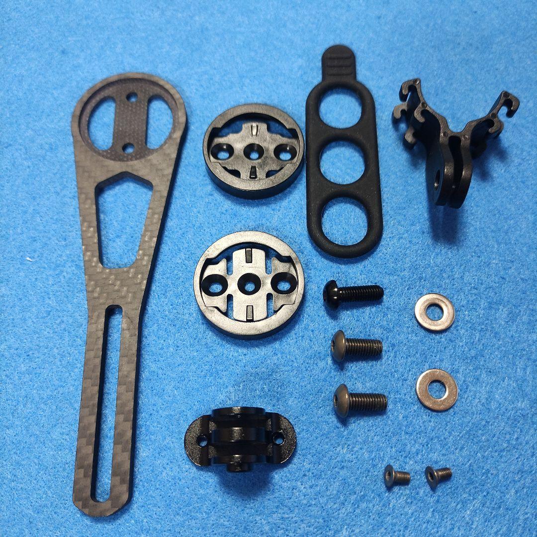 一体型エアロカーボンハンドル + チタンボルト + サイコン