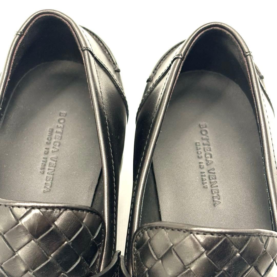 【美品】BOTTEGA VENETA 厚底　イントレチャート　ローファー