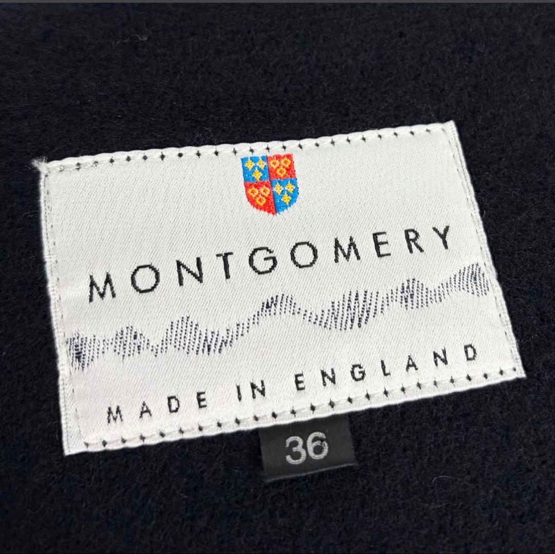 ザ*リ様 【モンゴメリー】ヘリンボーン ダッフルコート　ネイビー