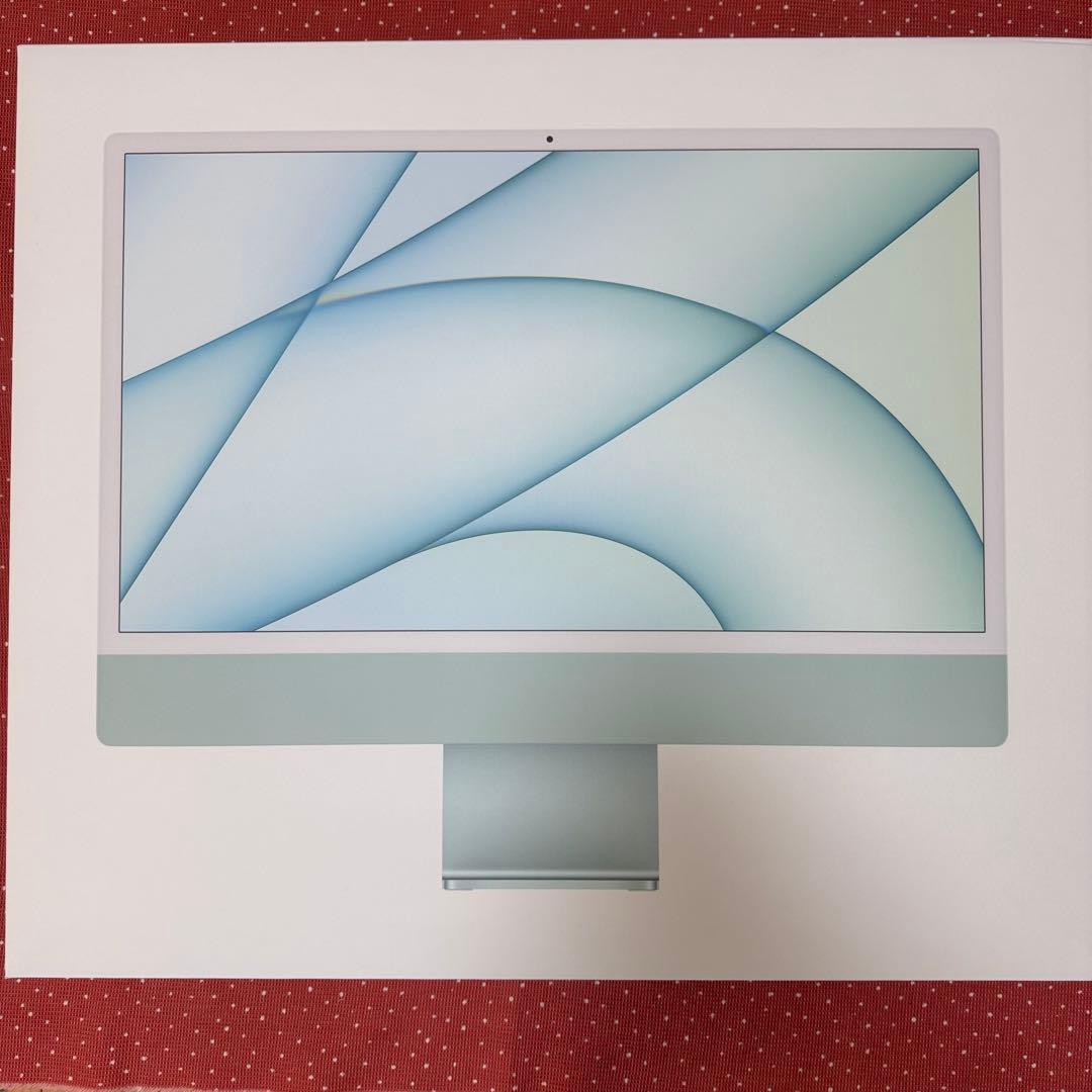 iMac 24インチM1 (CPU/GPU 8/8コア) 8GB/256GB