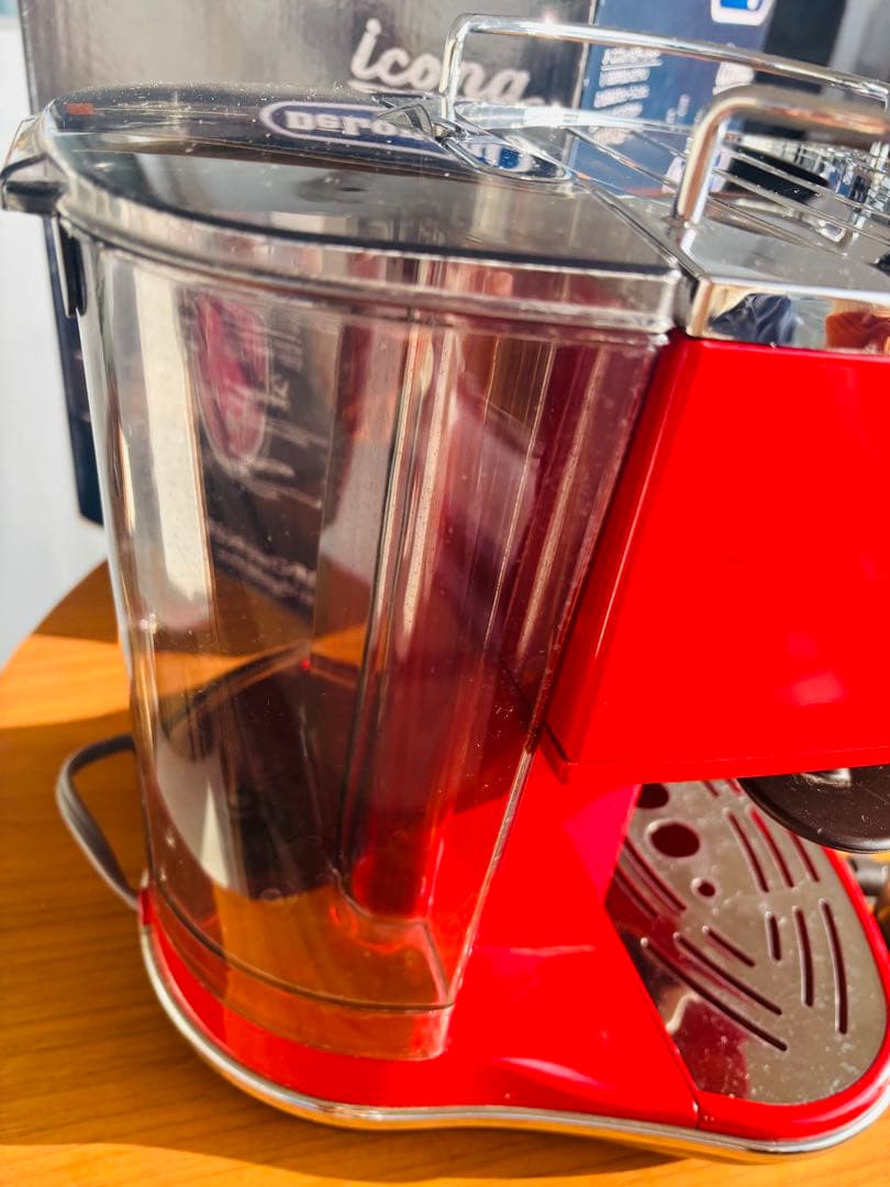 DeLonghi Icona エスプレッソマシン レッド箱付きEC0310R