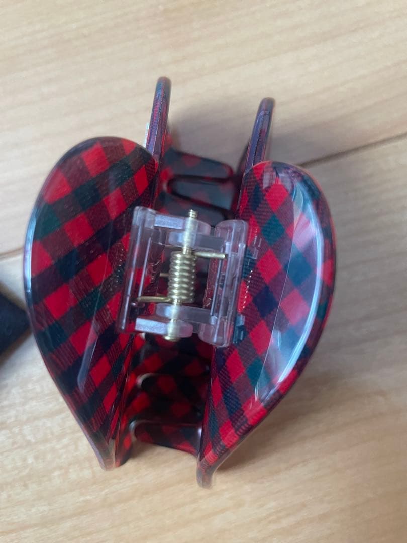 ファミリア　ヘアクリップ ハート型