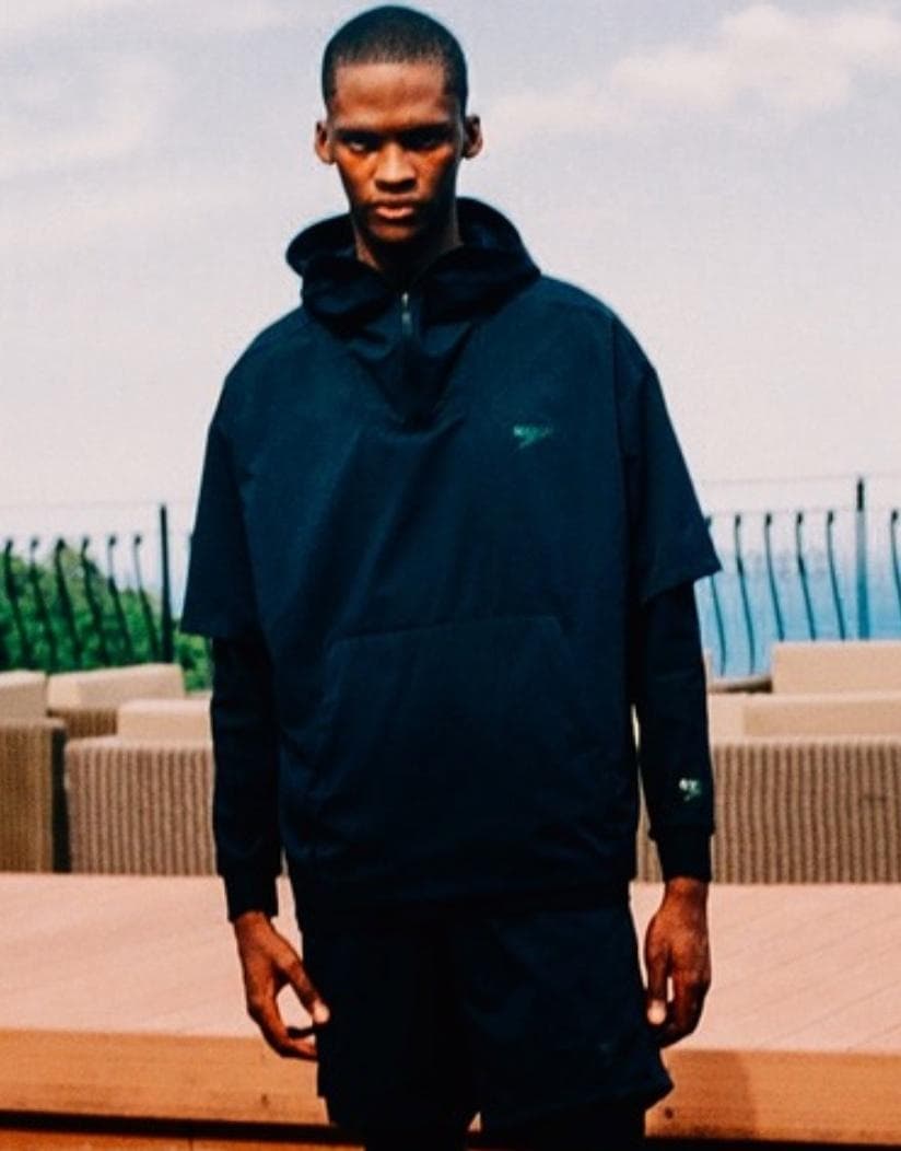 Speedo × エストネーション 水陸両用 3WAY アノラックフーディ L