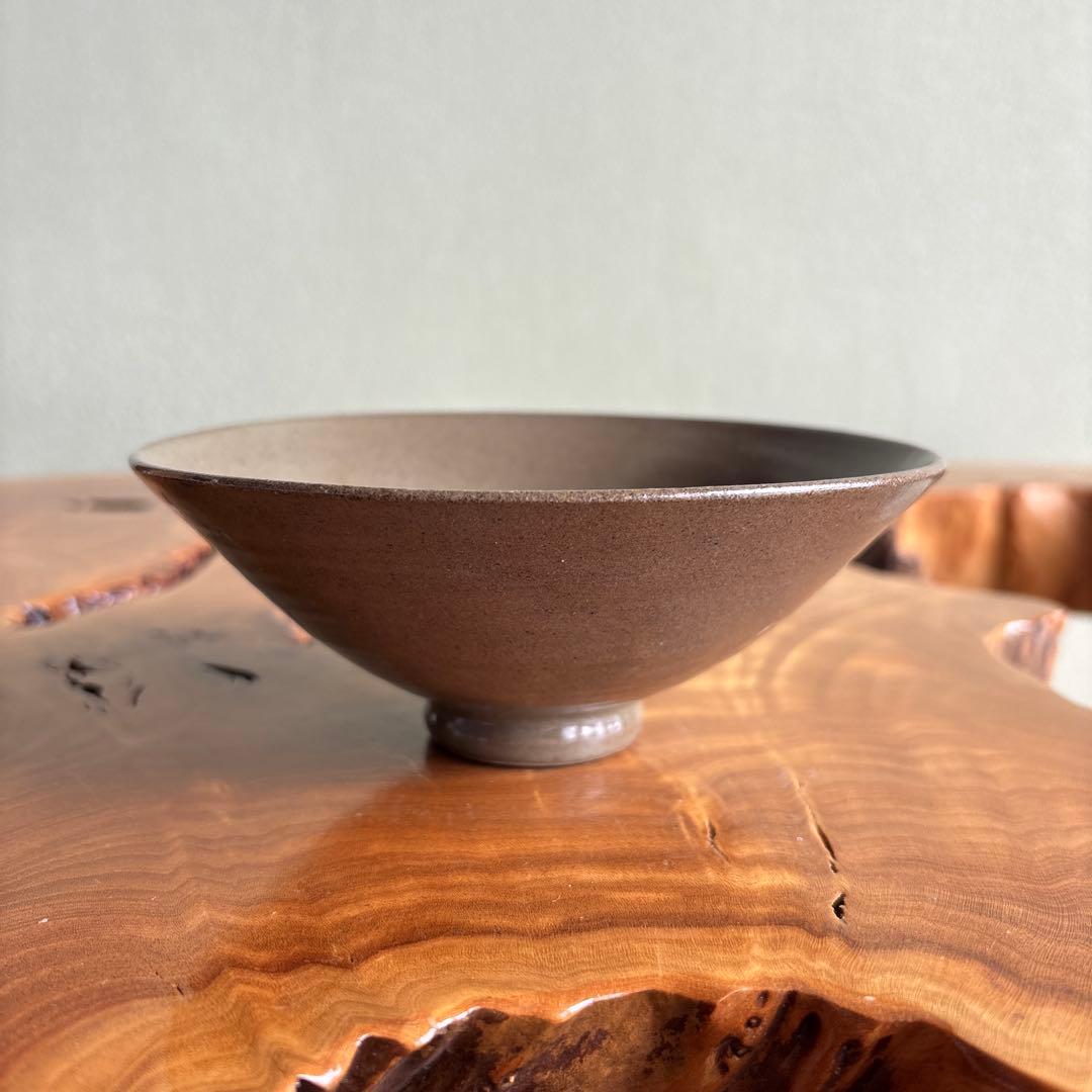 韓国人間文化財 池順鐸 高麗茶碗 平茶碗 抹茶碗 茶道具 共箱(166)