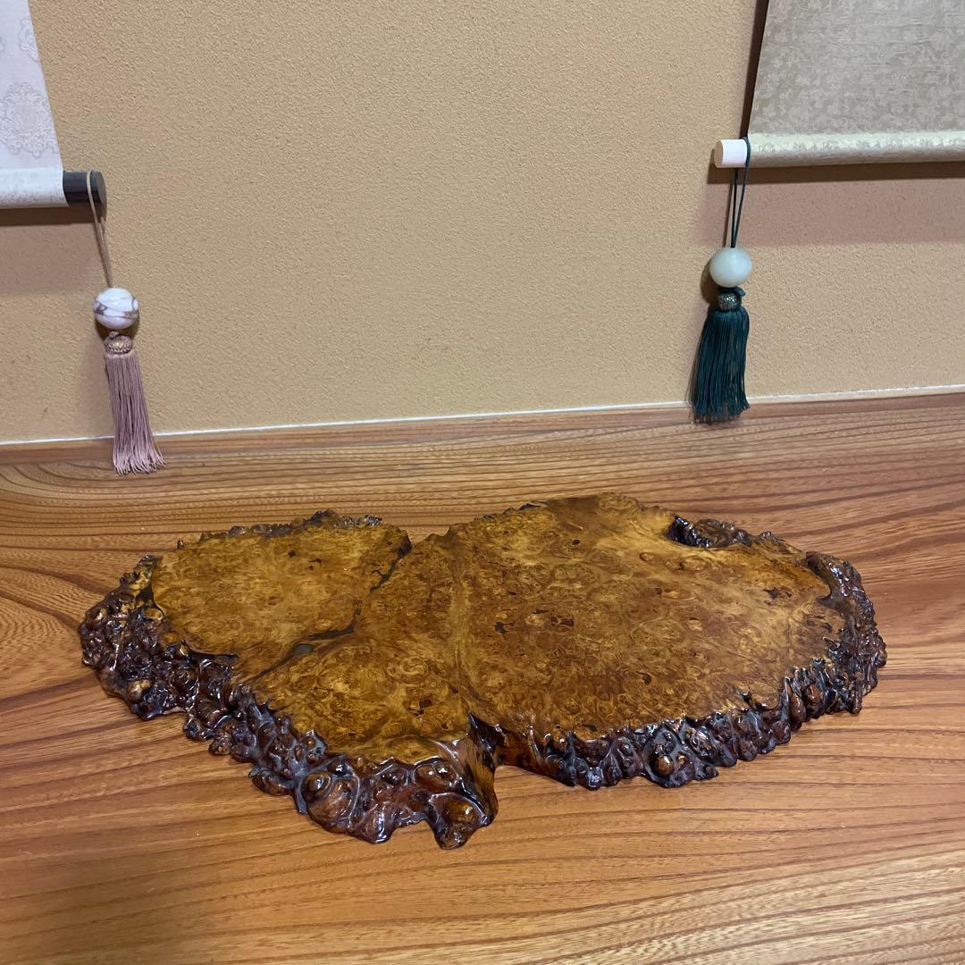 花梨玉杢 葡萄杢 天然木花台 飾り台 盆栽台 時代古木 花梨 玉杢瘤