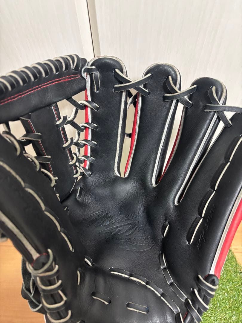 日本製　波賀ジャパン　イチローモデル　プラチナロゴ　ミズノプロ 外野手