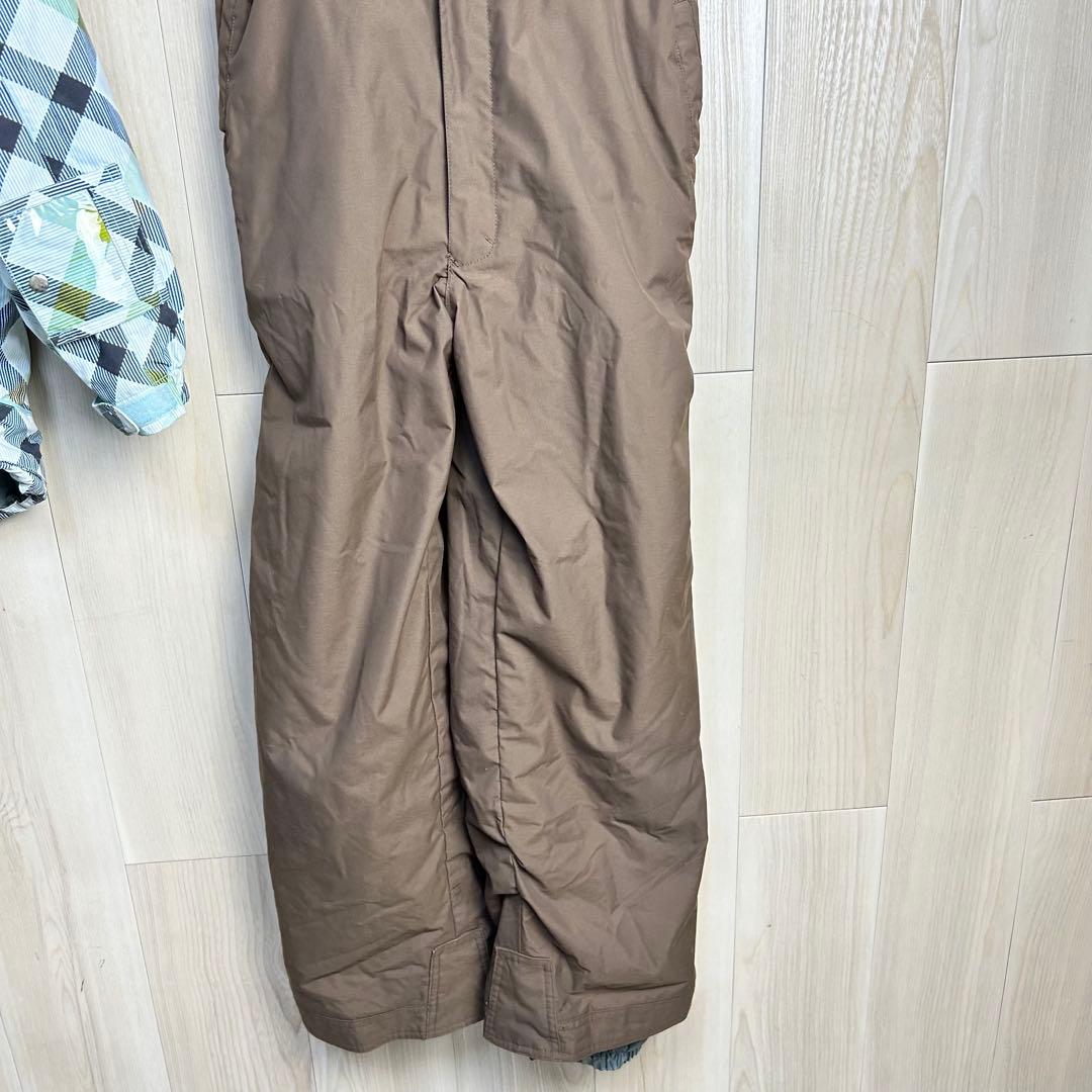 【スキーウェア】DESCENTE スノーボードウェア 160cm チェック柄