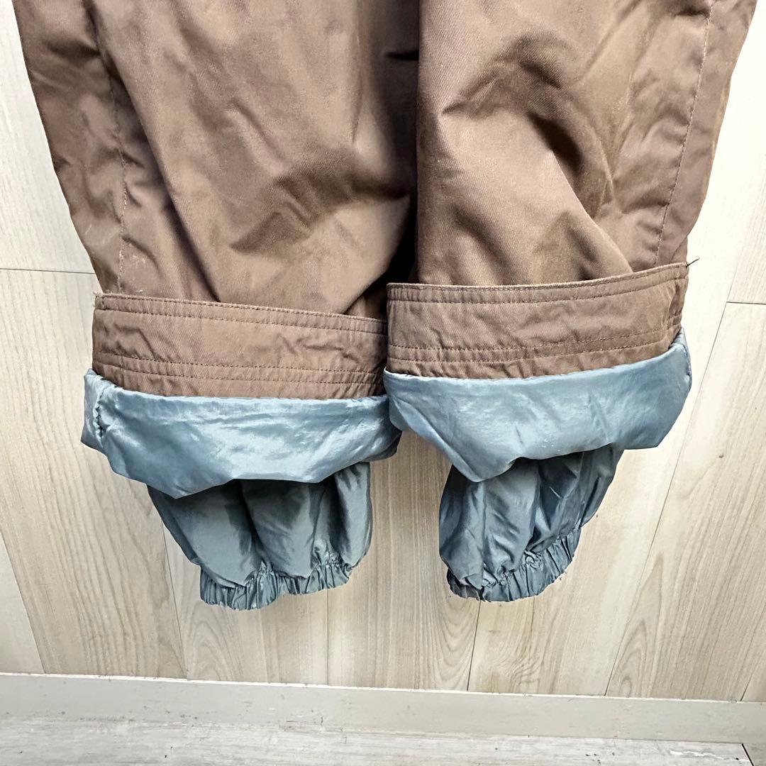 【スキーウェア】DESCENTE スノーボードウェア 160cm チェック柄