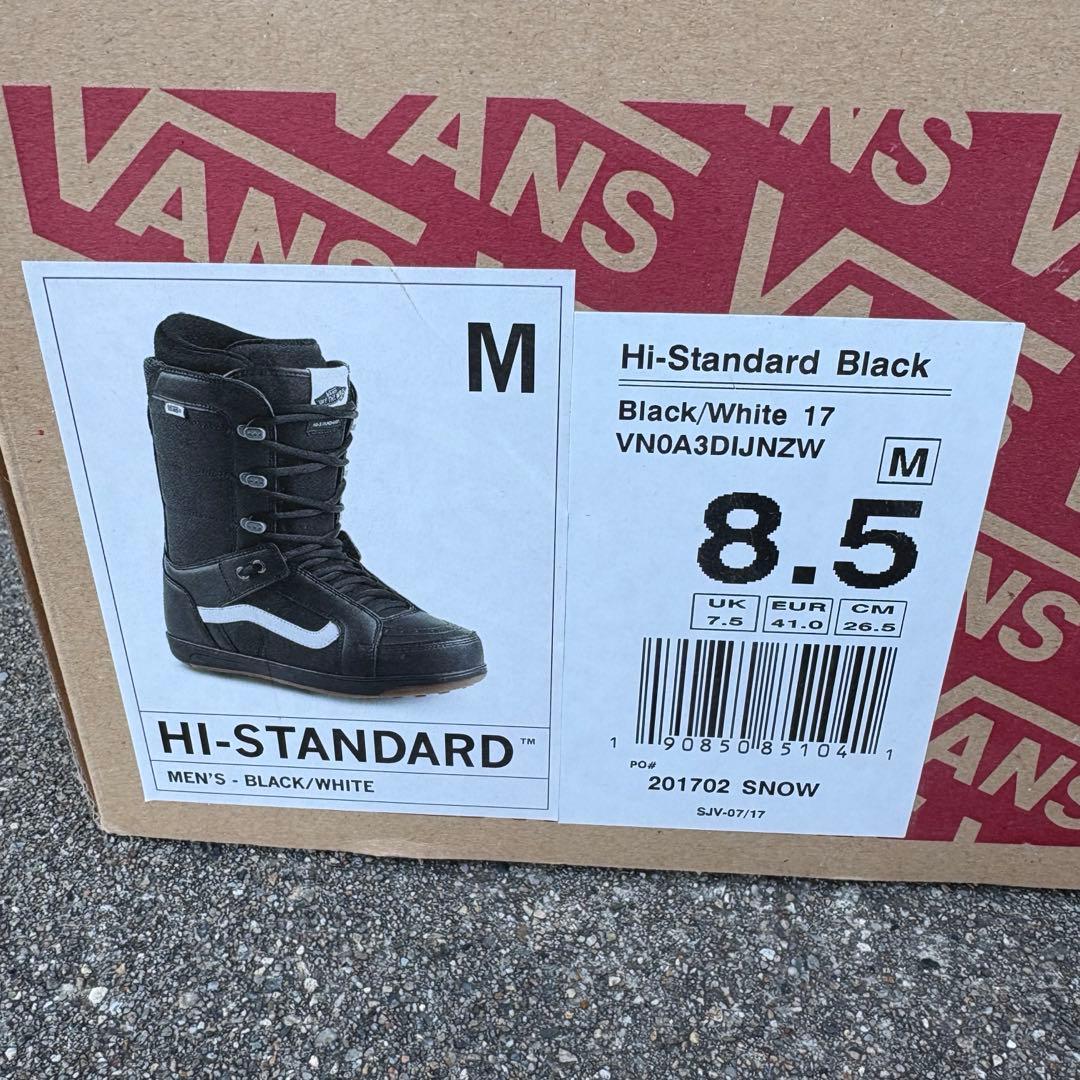 k*t様 26.5 VANS HI STANDARD BLACK スノーボード