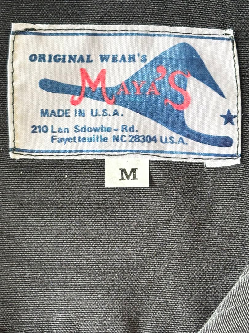 USA製 ヴィンテージ ボーリングシャツ 刺繍 ワークシャツ