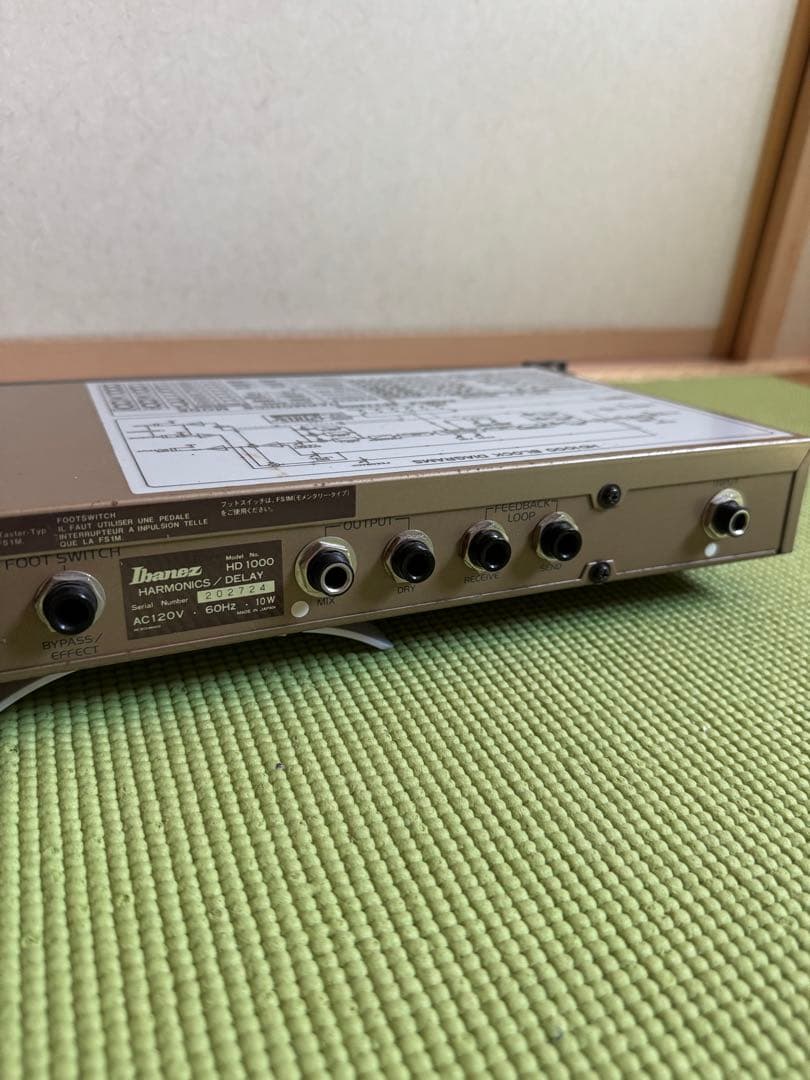 Ibanez HD1000 ハーモニクスディレイ