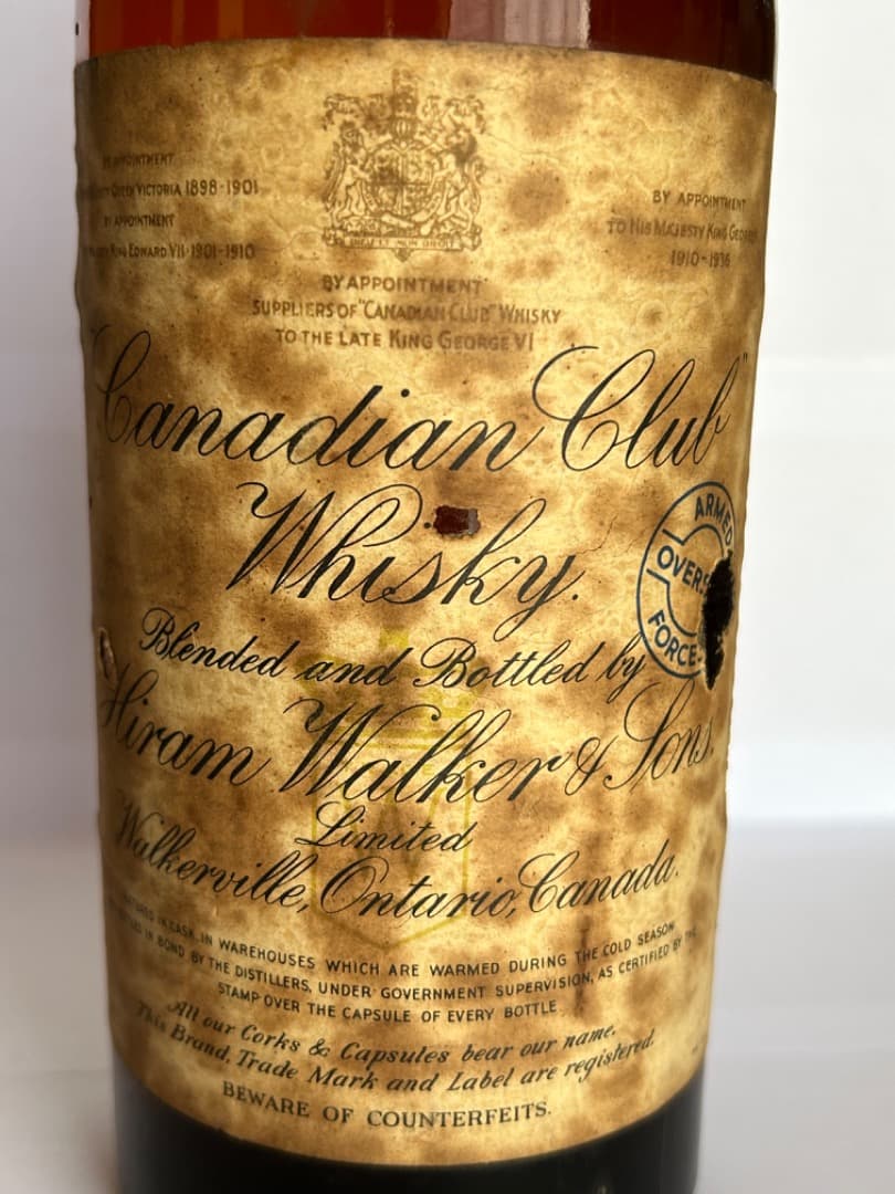 Canadian Club Whisky  古酒