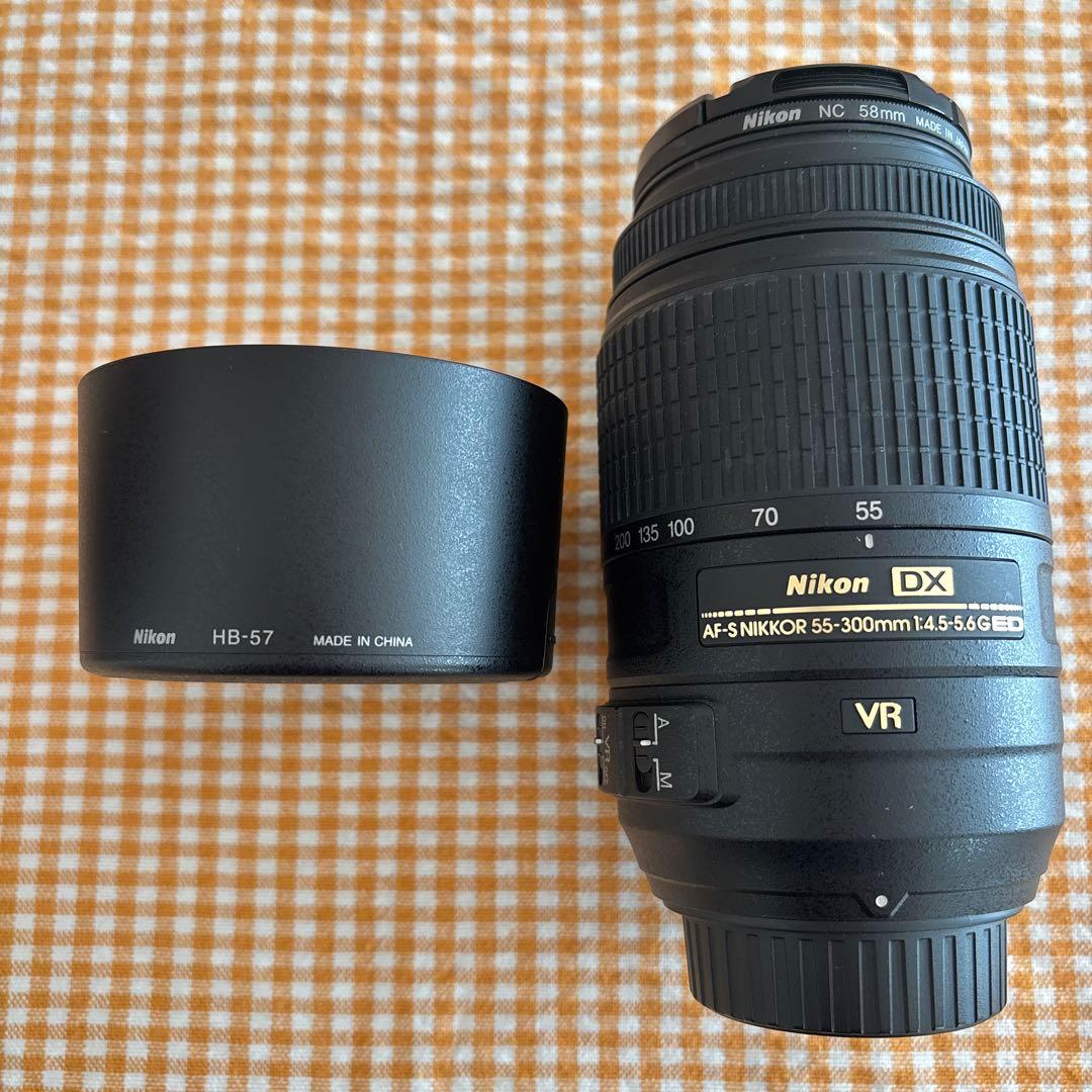 Nikon AF-S NIKKOR 55-300mm VR レンズ美品