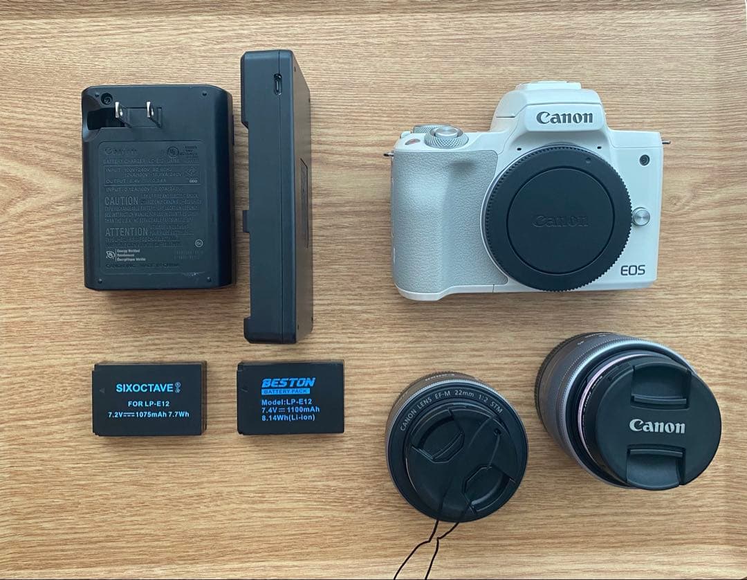 Canon EOS ホワイト ミラーレス一眼 本体