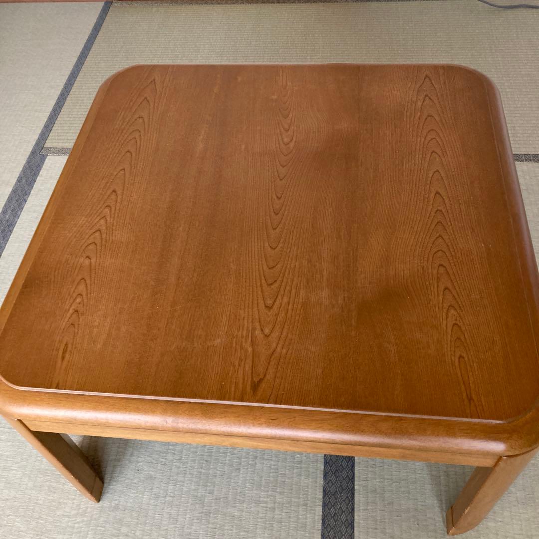 木製 正方形 こたつ 電気式