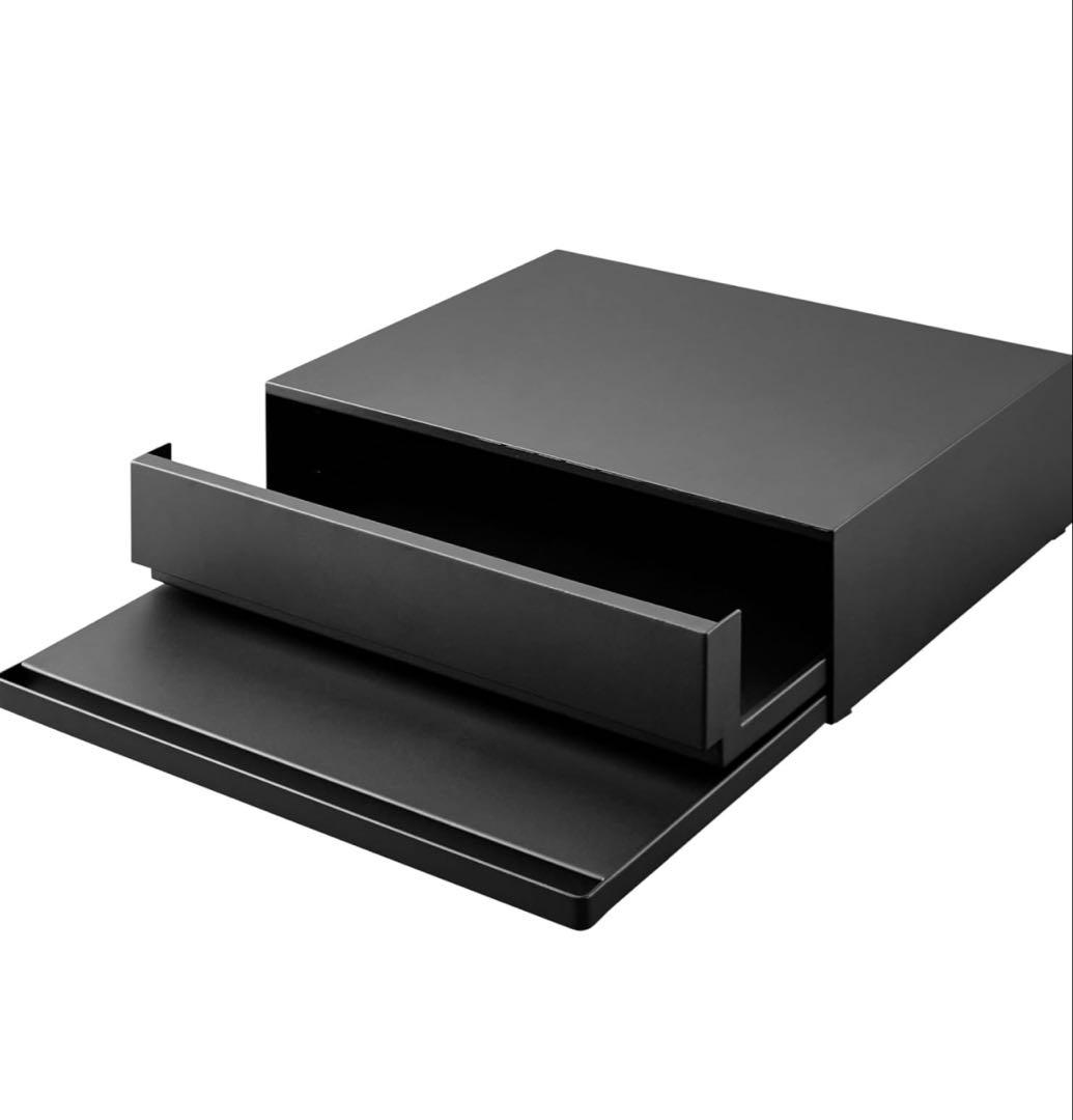 【極美品】tower 山崎実業 ツーウェイ キッチン家電下引き出し&スライド