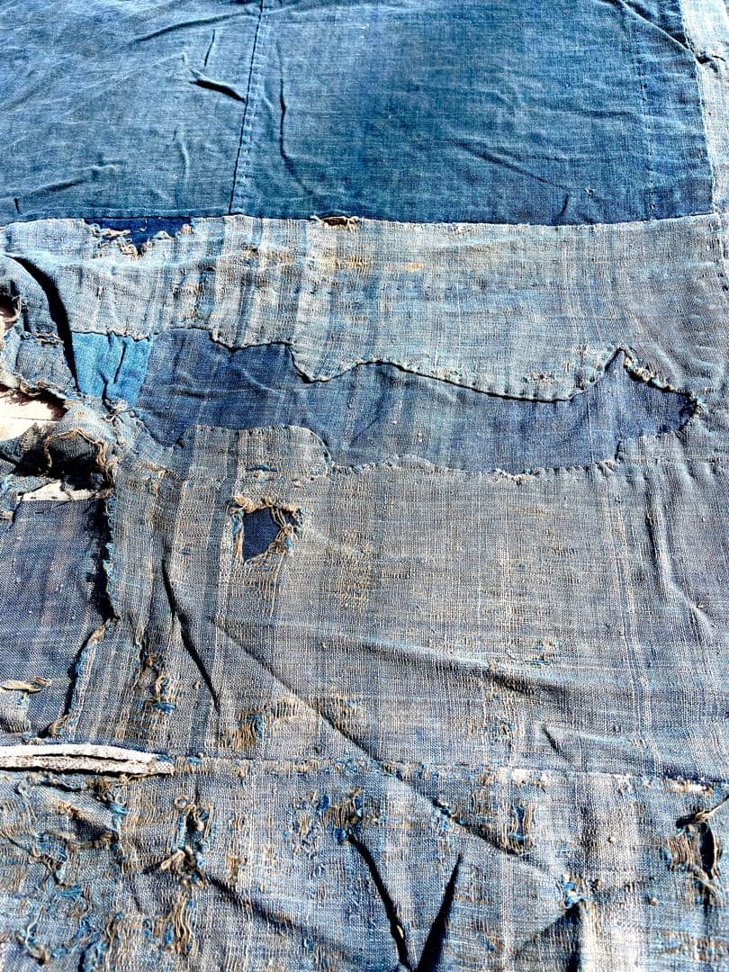 襤褸 本物 古布 大判 ② 寄せ布