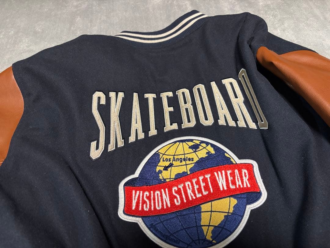 VISIONSTREETWEAR スタジャン ブラウン　メンズ　アウター　4L