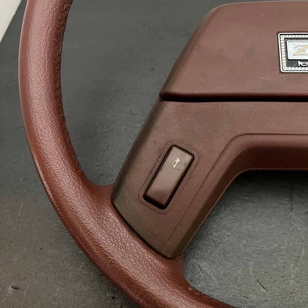 NISSAN日産S130Z フェアレディZ 純正ステアリング　赤　ハンドル当時物