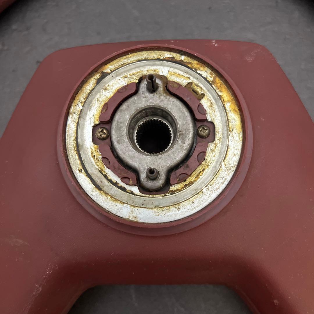 NISSAN日産S130Z フェアレディZ 純正ステアリング　赤　ハンドル当時物