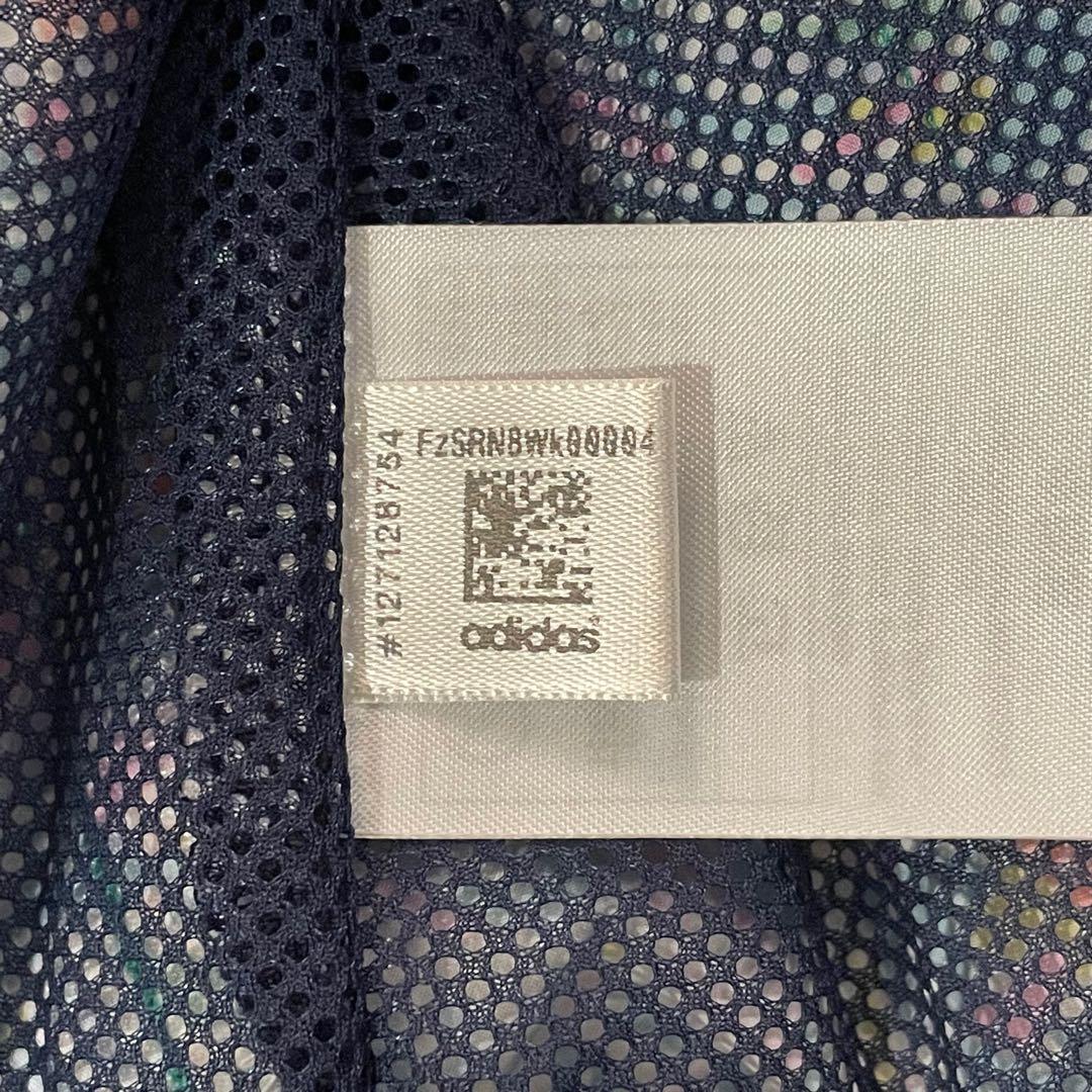 【極美品】　【レアサイズ】　アディダス　ノア　ナイロンジャケット　総柄　古着