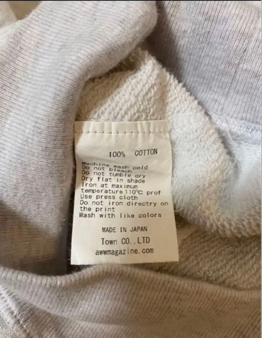 aww magazine AWW SWEATSHIRT スウェット