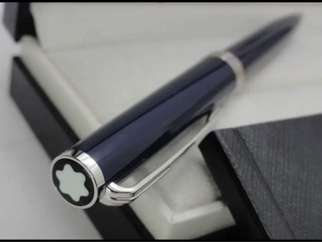 モンブラン　未使用に近い美逸品！PIX★No114809★ダークブルー＆プラチナ