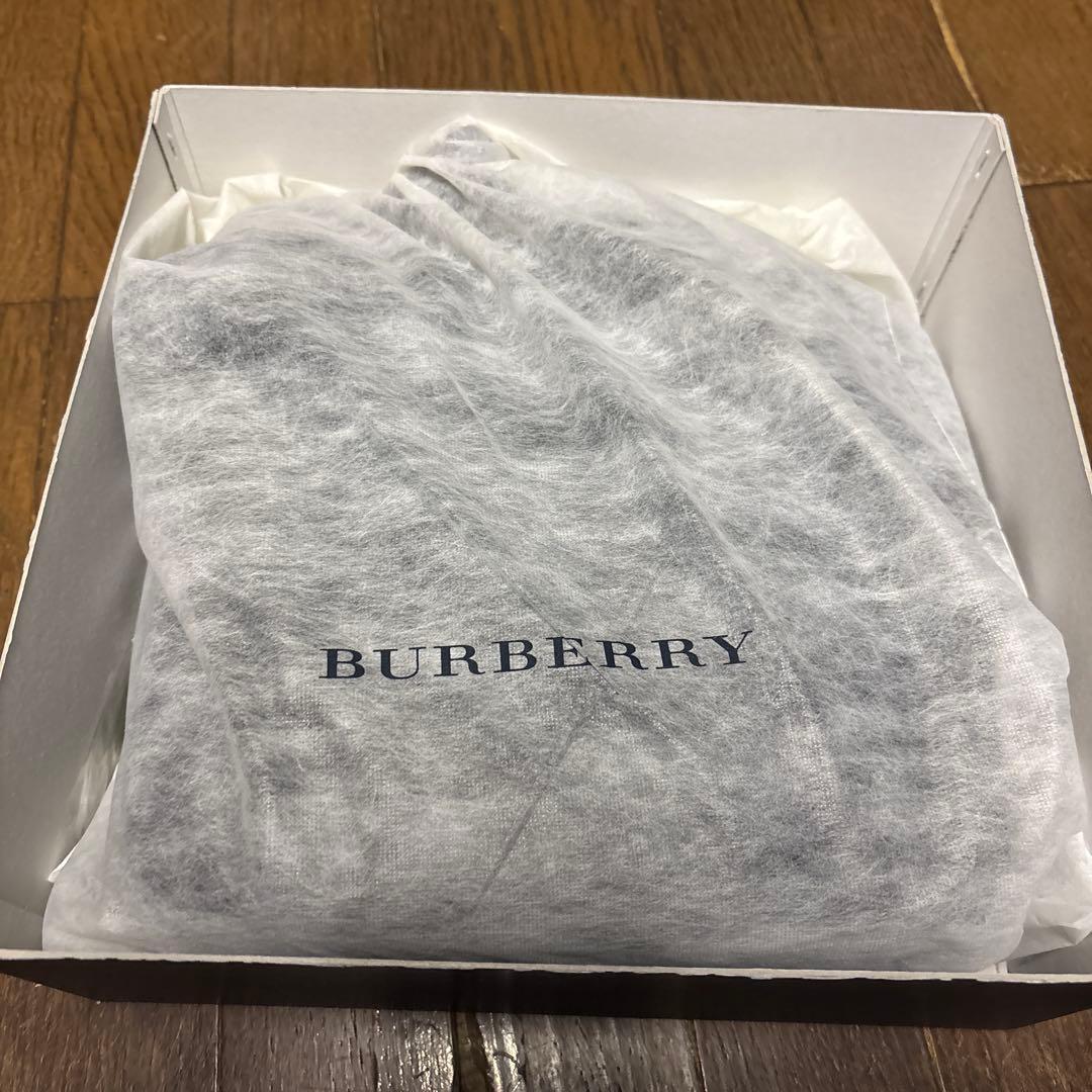 BURBERRY レザー ショルダーバッグ 黒