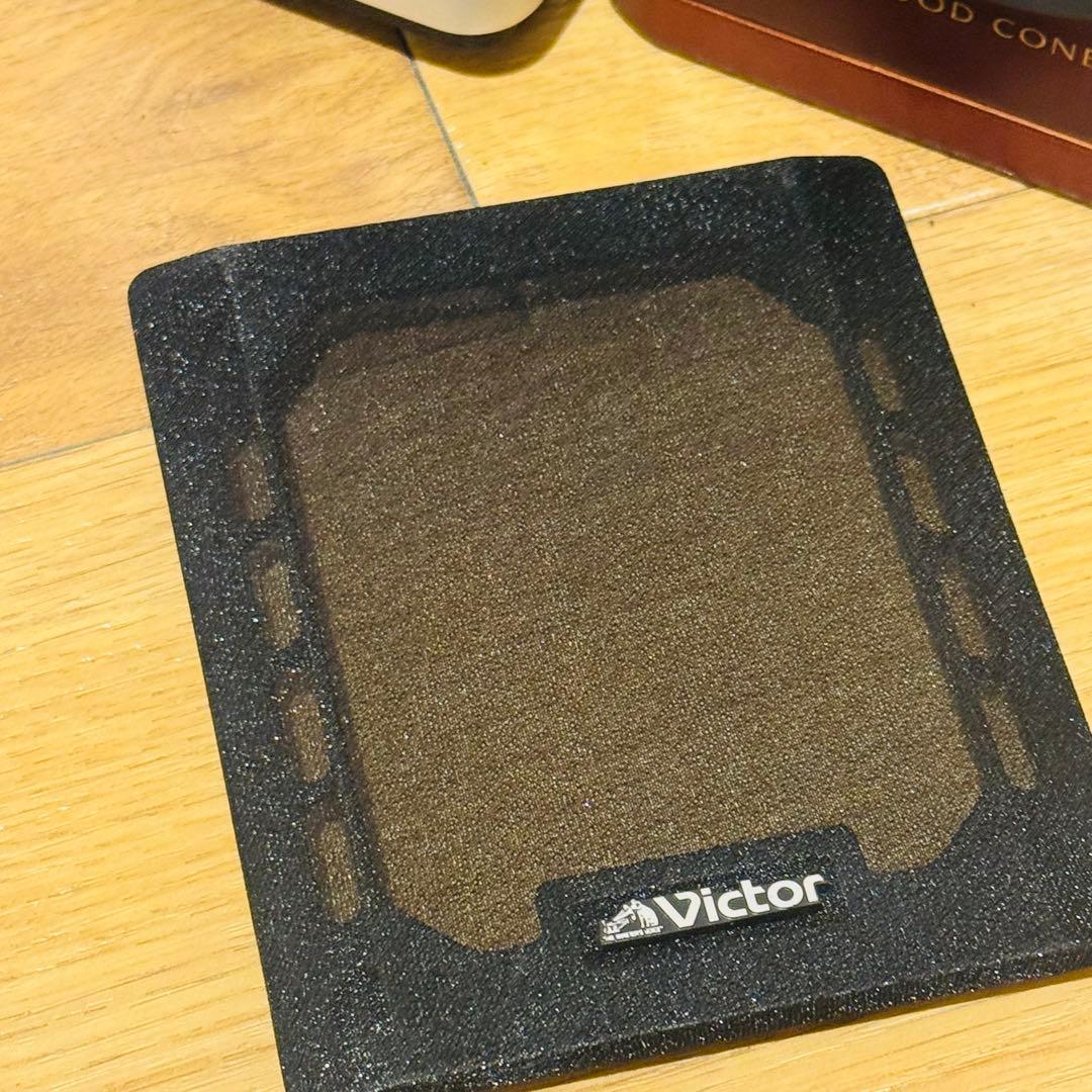 【動作良】Victor ウッドコーンコンポ EX-AK1（リモコン欠品）