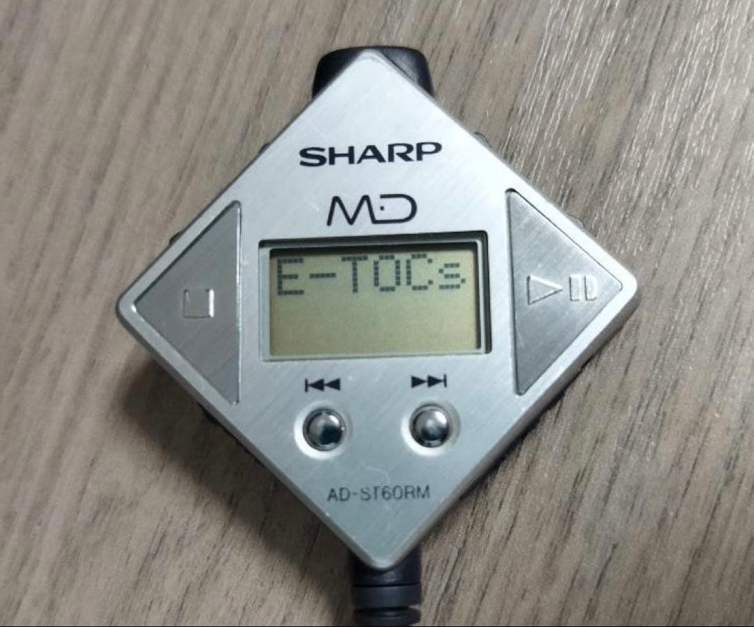 MDヘッドホンプレーヤー MD-ST60-A 【ジャンク】