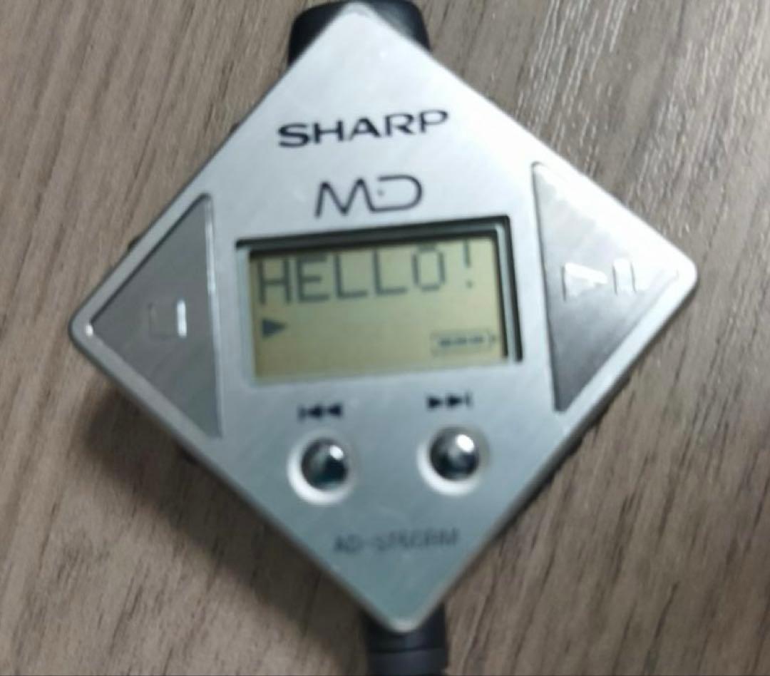 MDヘッドホンプレーヤー MD-ST60-A 【ジャンク】